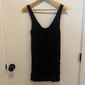 Aritzia Wilfred black scoop dress / oversized top size small
